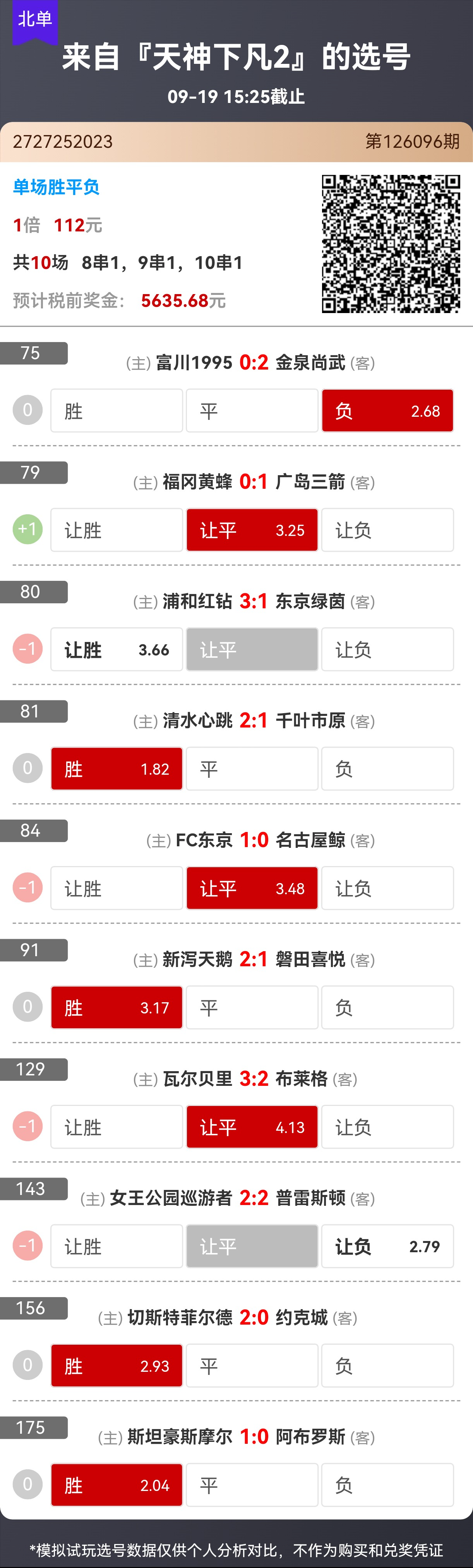 红单 2026-09-19 图2